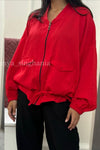 Ananya Singhania Red Jacket/ Shrug