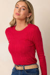 Cielo Red Sweater/ Coat