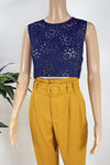 Forever 21 Blue Crop Top