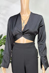 Alter Ego Black Crop Top