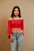 Missguided Red Crop Top